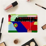 Abstract train Cosmetic Bag (XS) Front