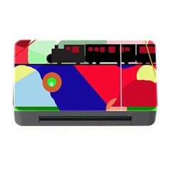 Abstract Train Memory Card Reader With Cf