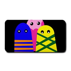 Three Monsters Medium Bar Mats