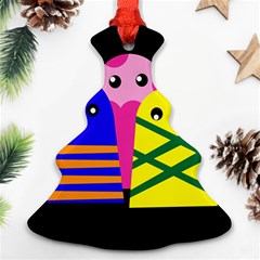 Three Monsters Christmas Tree Ornament (2 Sides)