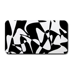 Black And White Elegant Pattern Medium Bar Mats