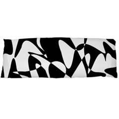 Black And White Elegant Pattern Body Pillow Case (dakimakura)