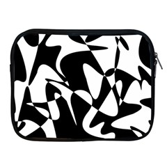 Black And White Elegant Pattern Apple Ipad 2/3/4 Zipper Cases by Valentinaart