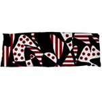 Red, black and white abstraction Body Pillow Case (Dakimakura) Body Pillow Case