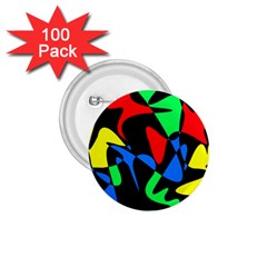 Colorful abstraction 1.75  Buttons (100 pack) 