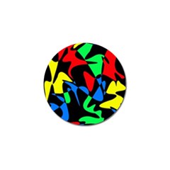 Colorful Abstraction Golf Ball Marker by Valentinaart