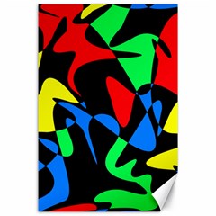 Colorful abstraction Canvas 24  x 36 