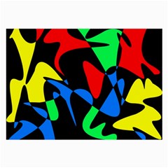 Colorful abstraction Large Glasses Cloth (2-Side)