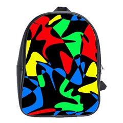 Colorful abstraction School Bags(Large) 