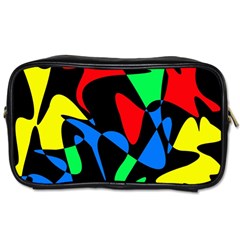 Colorful Abstraction Toiletries Bags by Valentinaart