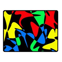 Colorful Abstraction Fleece Blanket (small)