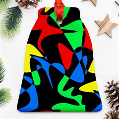 Colorful Abstraction Ornament (bell)  by Valentinaart