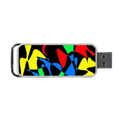 Colorful Abstraction Portable Usb Flash (two Sides)