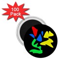 Colorful abstraction 1.75  Magnets (100 pack)  Front