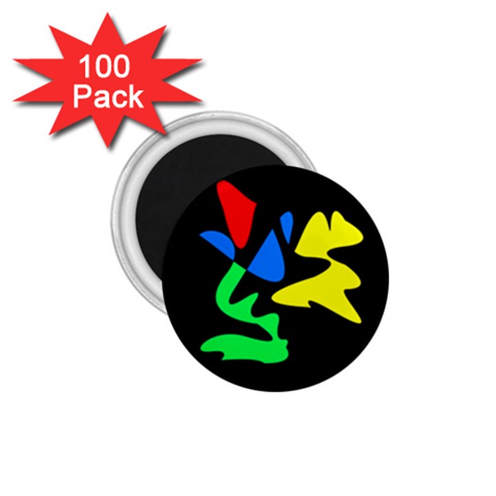 Colorful abstraction 1.75  Magnets (100 pack) 