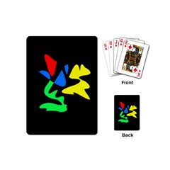 Colorful Abstraction Playing Cards (mini)  by Valentinaart