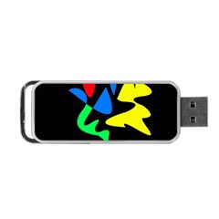 Colorful Abstraction Portable Usb Flash (two Sides)