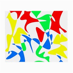 Colorful abstraction Small Glasses Cloth