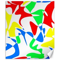 Colorful abstraction Canvas 8  x 10 