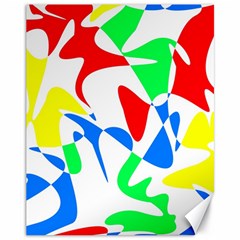 Colorful abstraction Canvas 11  x 14  