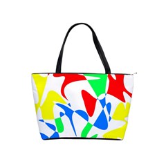 Colorful abstraction Shoulder Handbags