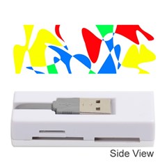 Colorful Abstraction Memory Card Reader (stick)  by Valentinaart