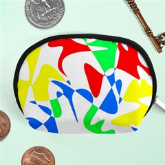 Colorful abstraction Accessory Pouches (Medium) 