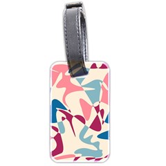 Blue, Pink And Purple Pattern Luggage Tags (two Sides) by Valentinaart