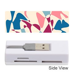 Blue, Pink And Purple Pattern Memory Card Reader (stick) 