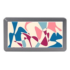 Blue, Pink And Purple Pattern Memory Card Reader (mini)