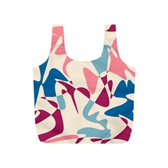 Blue, Pink And Purple Pattern Full Print Recycle Bags (s)  by Valentinaart