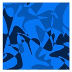 Blue pattern Small Memo Pads 3.75 x3.75  Memopad