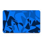 Blue pattern Magnet (Rectangular) Front