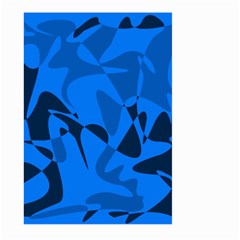 Blue Pattern Large Garden Flag (two Sides)