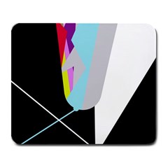 Colorful Abstraction Large Mousepads by Valentinaart