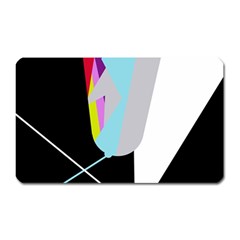 Colorful Abstraction Magnet (rectangular) by Valentinaart