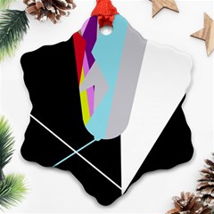 Colorful Abstraction Ornament (snowflake) 