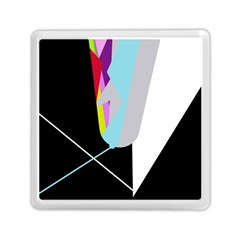 Colorful Abstraction Memory Card Reader (square) 