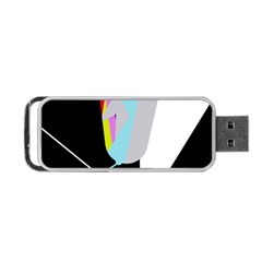 Colorful Abstraction Portable Usb Flash (one Side)