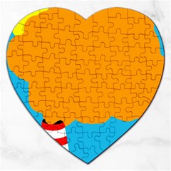 Chimney Jigsaw Puzzle (heart) by Valentinaart