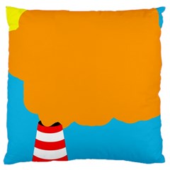 Chimney Large Cushion Case (one Side) by Valentinaart