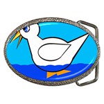 White duck Belt Buckles Front