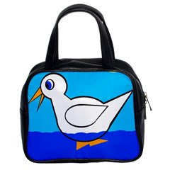 White duck Classic Handbags (2 Sides)