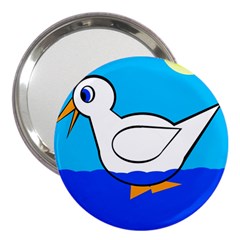 White duck 3  Handbag Mirrors