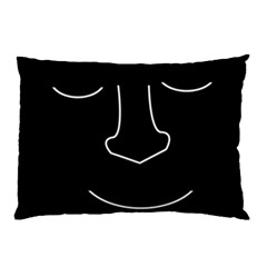 Sleeping Face Pillow Case (two Sides)