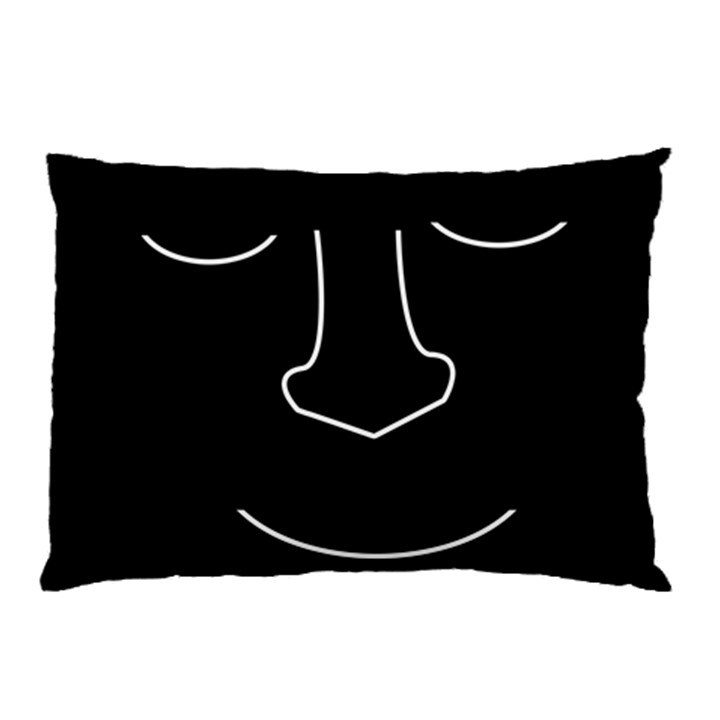 Sleeping face Pillow Case (Two Sides)