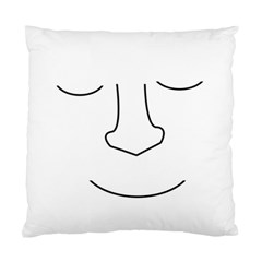 Sleeping Face Standard Cushion Case (one Side) by Valentinaart