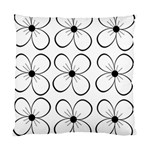 White flowers pattern Standard Cushion Case (One Side) Front