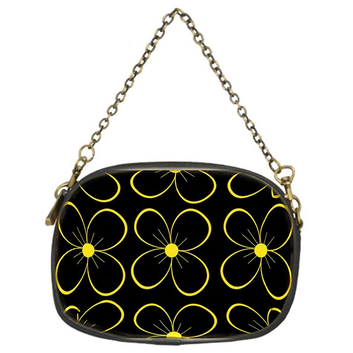 Yellow flowers Chain Purses (One Side) 