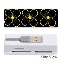 Yellow Flowers Memory Card Reader (stick) 